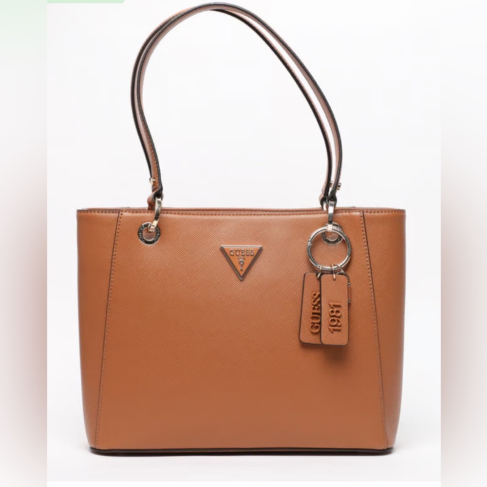 GUESS Noelle Small Tote Guess, Light Cognac - Picture 2 of 16